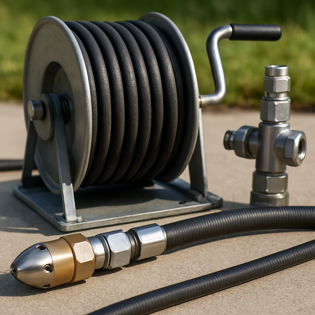 Portable restroom trailers staged in Baltimore